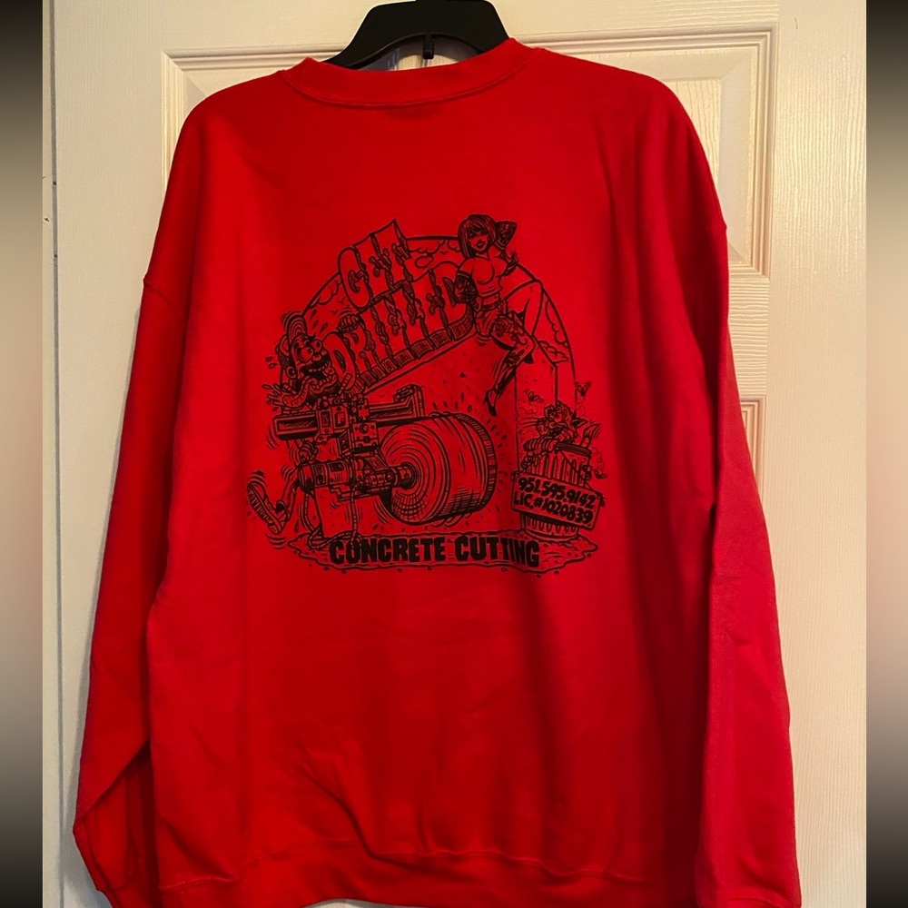 Construction worker crewneck sweater